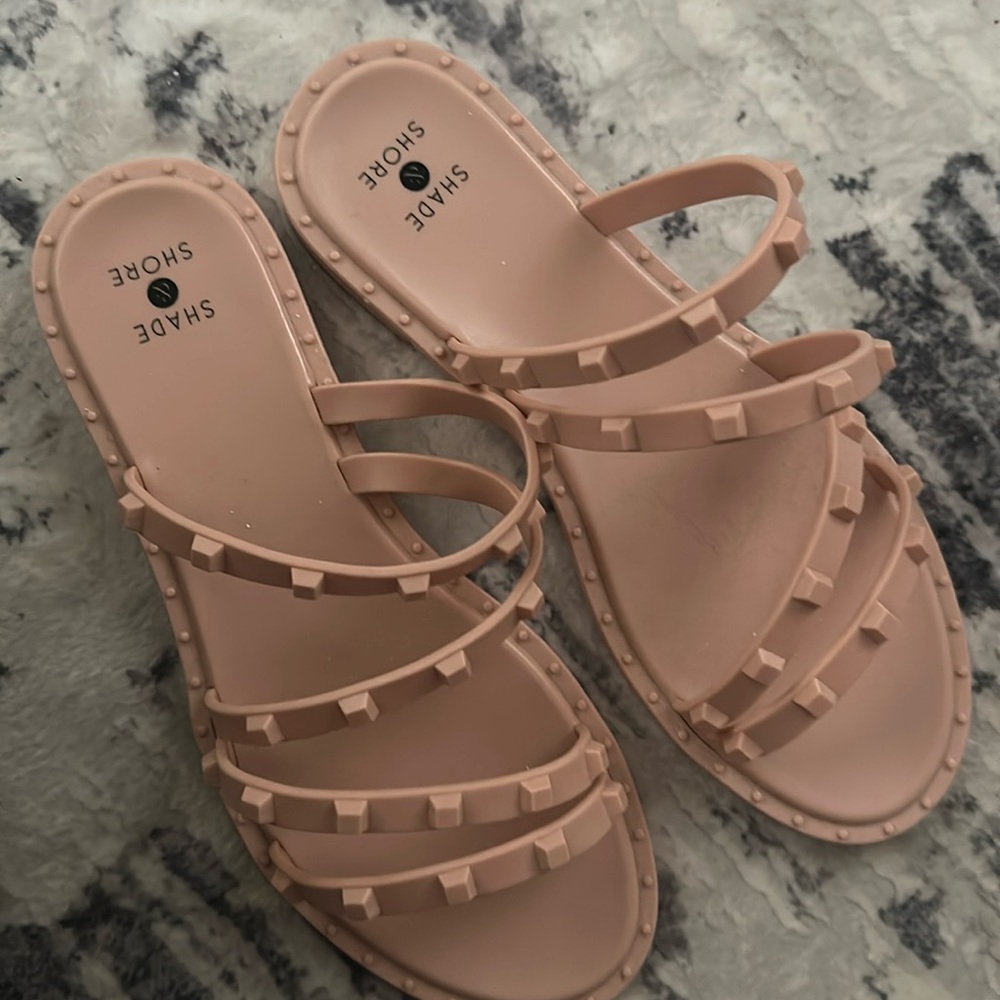 Shade and Shore baby pink Sandals  💕